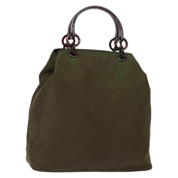 PRADA Tote Bag Nylon Khaki Auth bs30124 - Picture 2 of 16